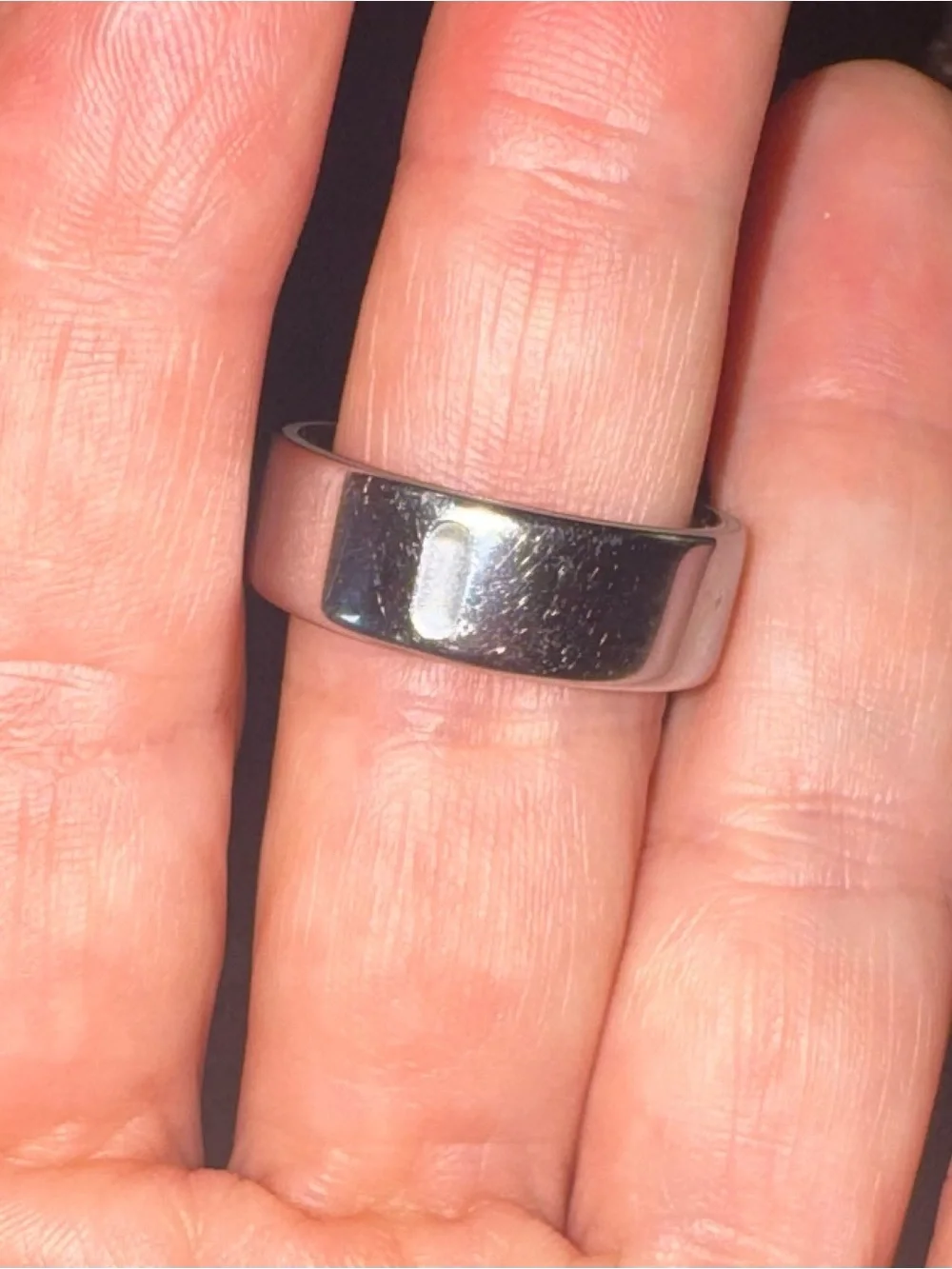 Oura Ring 4 Silver, size 9